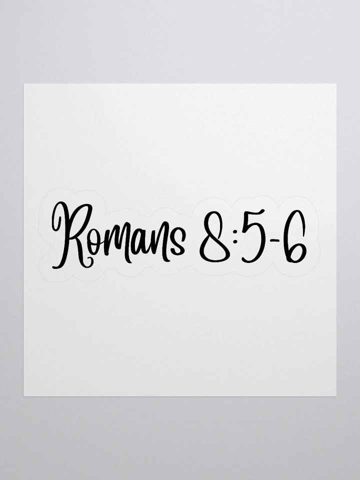 Romans 8:5-6 product image (2)
