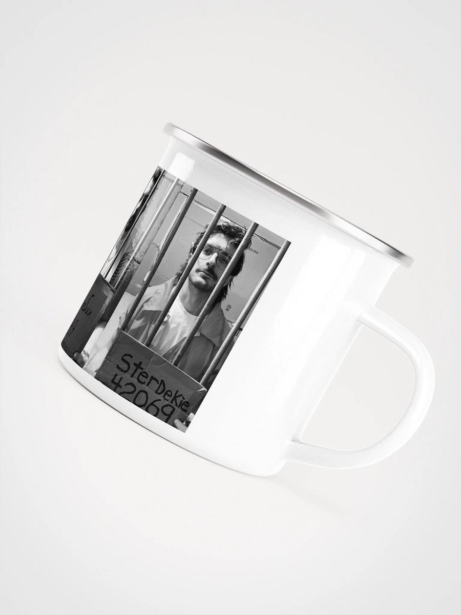 Behind Bars Enamel Mug product image (5)