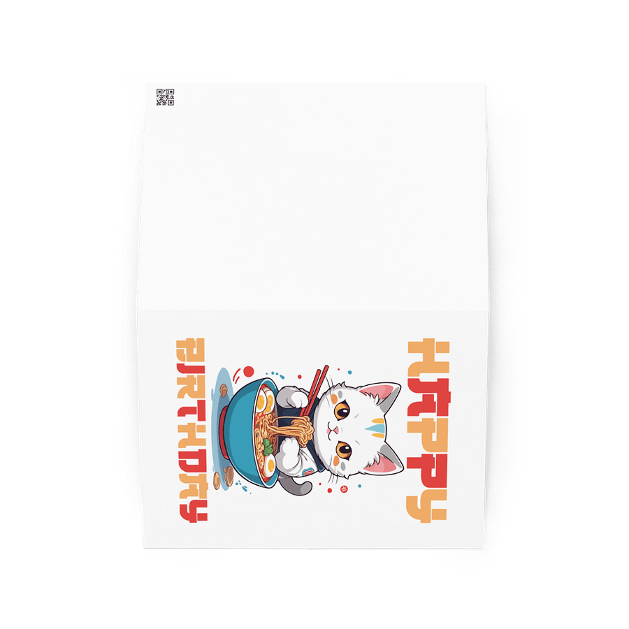 Happy Birthday (Panda Love) Birthday Card 5" x 7" product image (2)