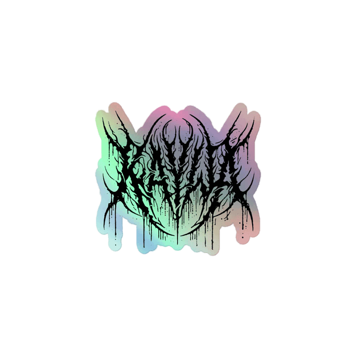Font Holographic Sticker product image (1)