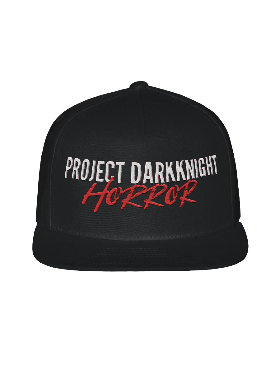 PDKH Embroidered Snapback (white and red stitching) product image (1)