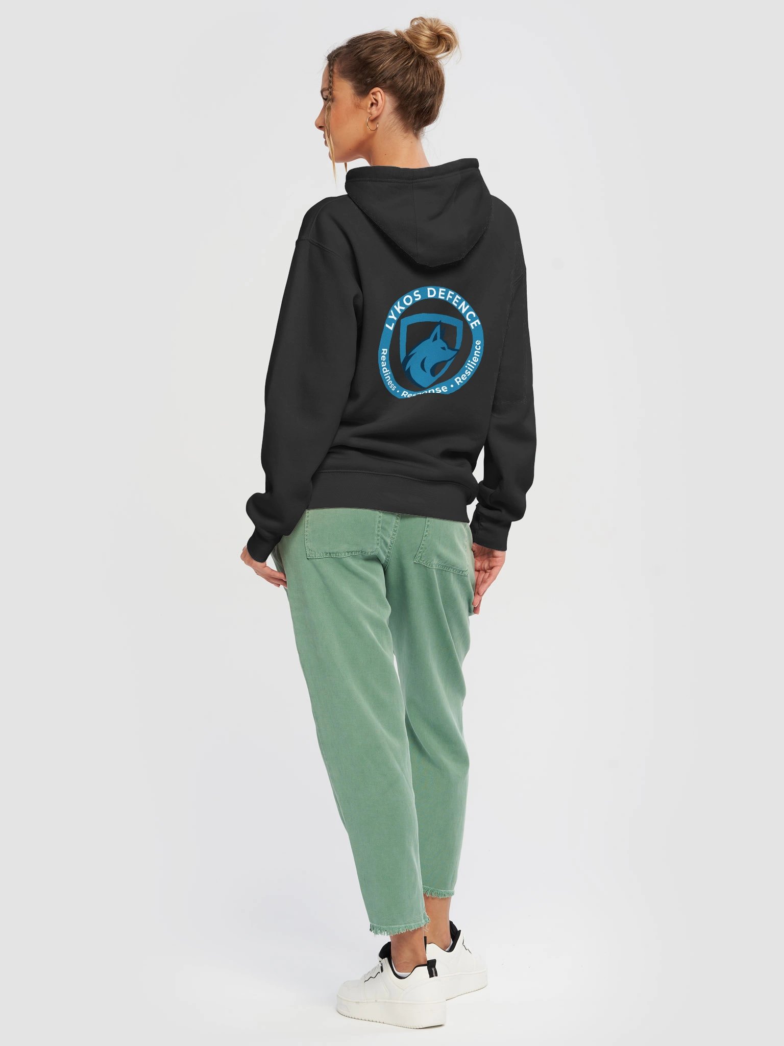 Lykos Defence Wolf Logo Hoodie product image (6)