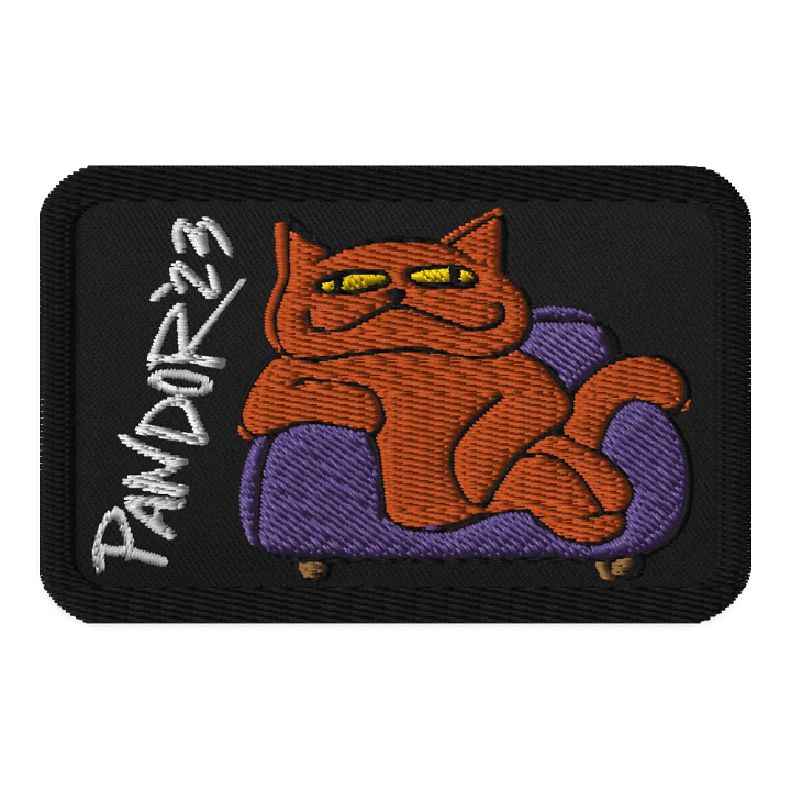 No Thoughts Cat Patch product image (1)