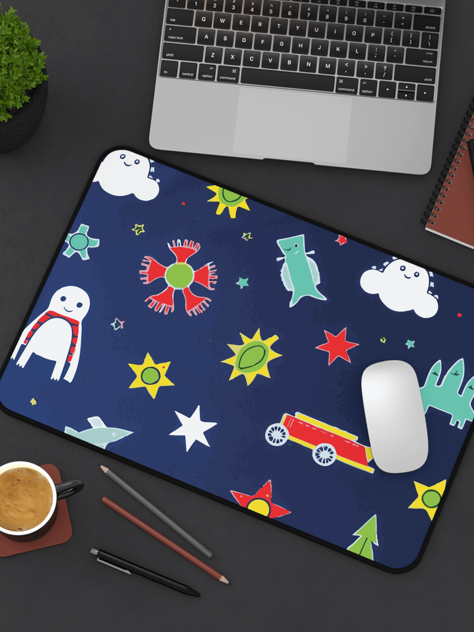 Pack of 13 Adorable Digital Art Design for Children's Blanket - Toys, Moon, and Stars Theme product image (11)