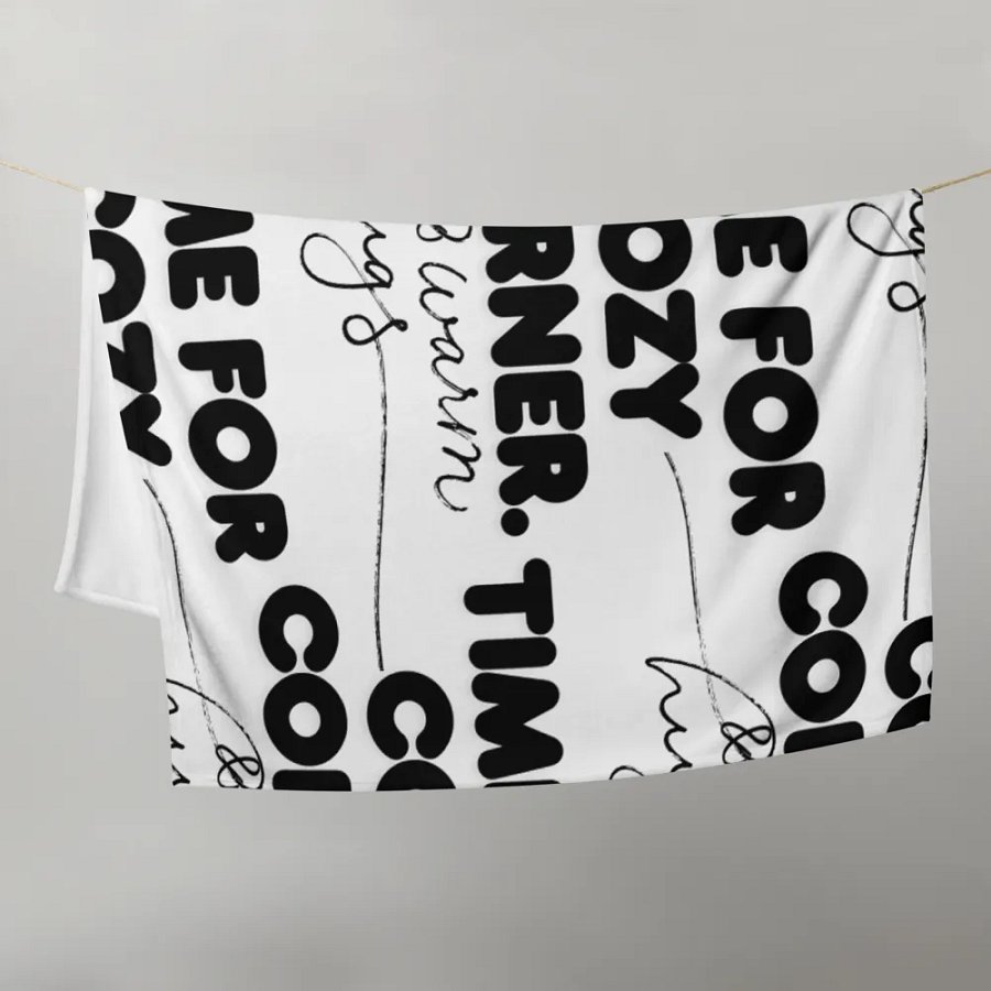 Time for Cozy Corner Throw Blanket product image (9)