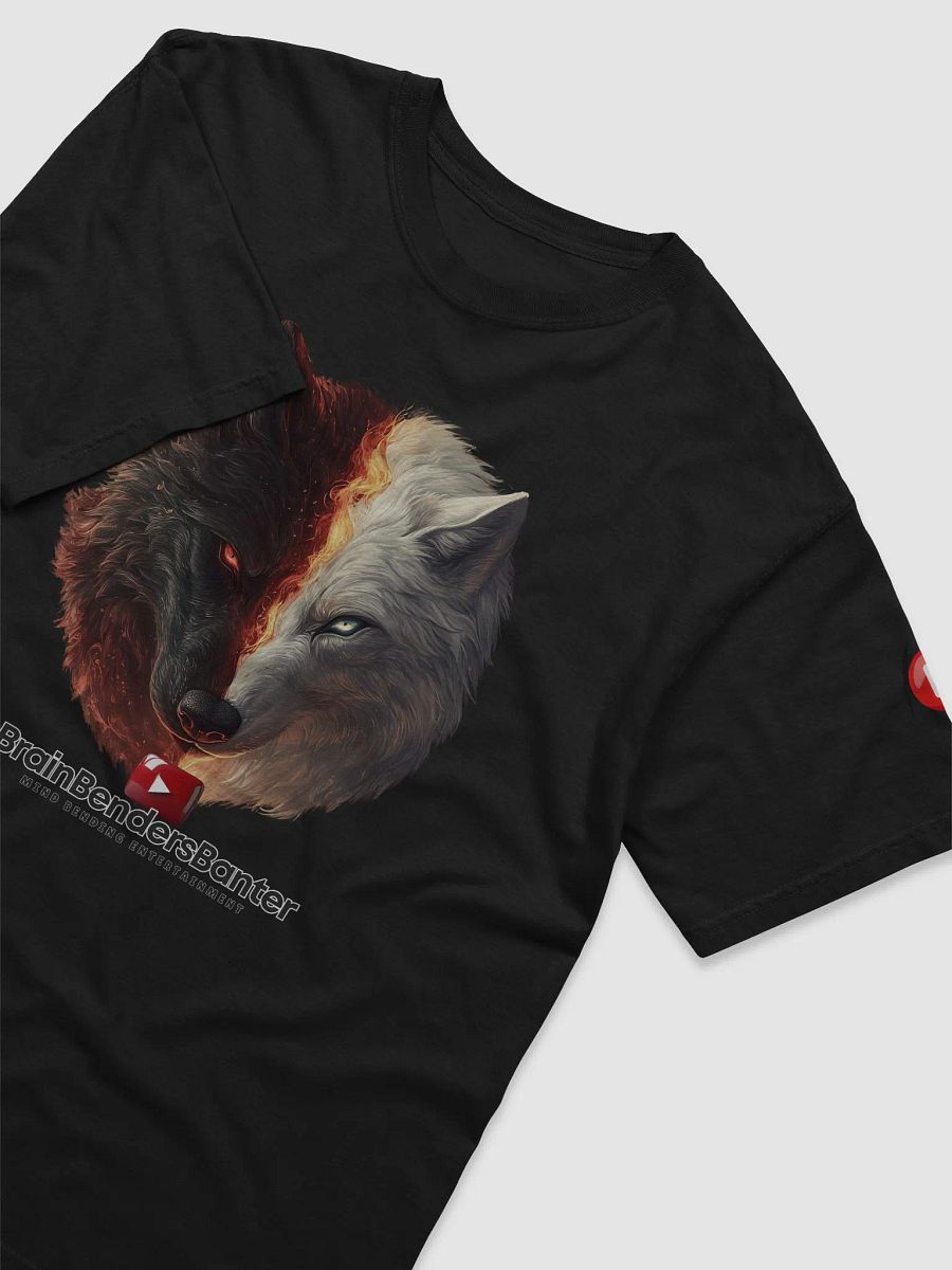 Fire & Ice Wolf Ying Yang Relaxed Tee product image (3)