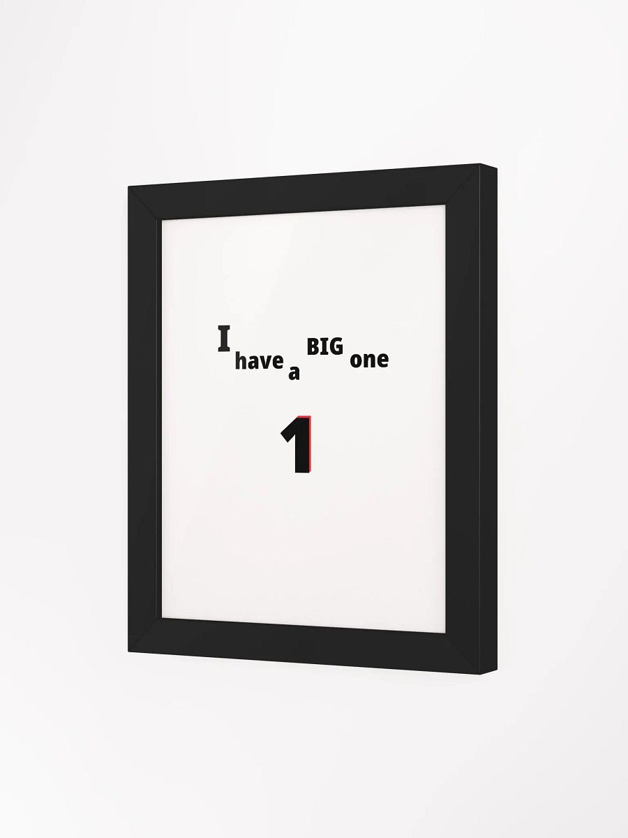 I have a Big One. Big, funny, humor, sarcasm. Cute, funny sayings, funny quote, funny gift, funnytee, one, funny slogan, vintage, retro, product image (31)
