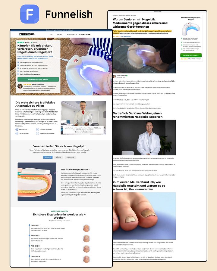 Nail Fungus Therapy Funnel | Funnelish product image (1)