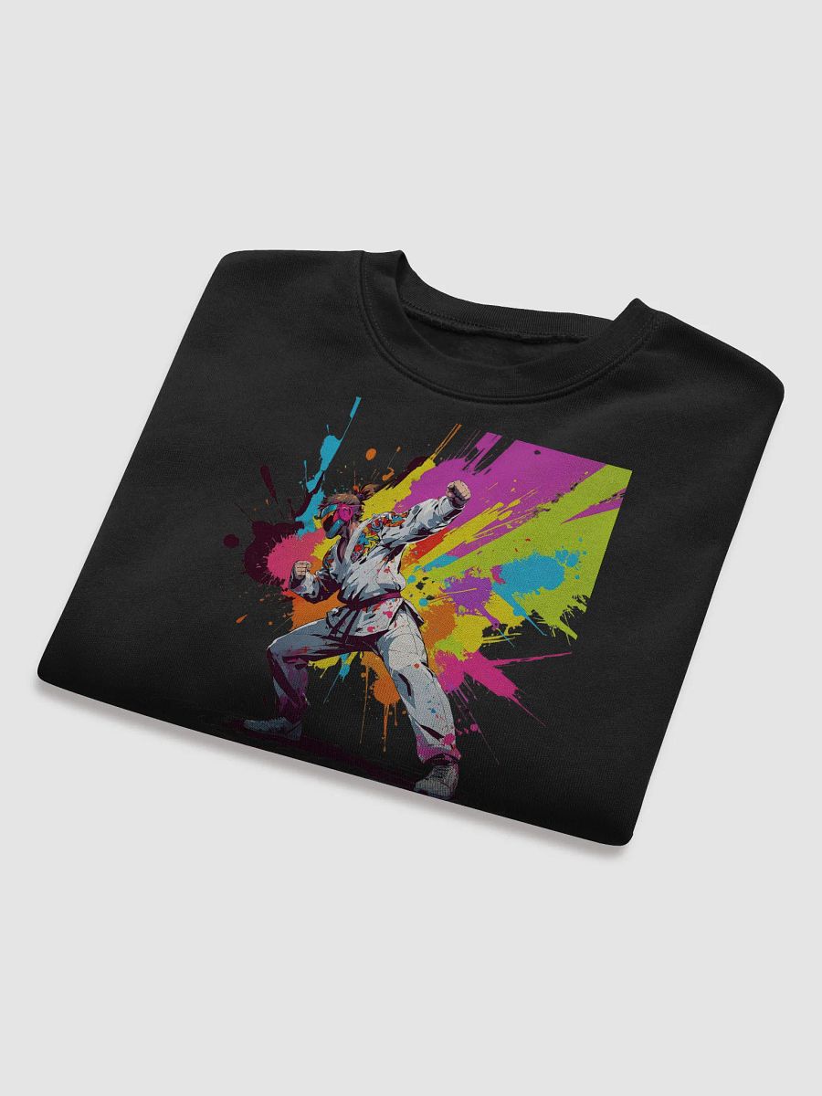 Bella+Canvas Women's Fleece Crop Sweatshirt ( D_0144_Color Kick Taekwondo Boy of the Streets ) product image (23)