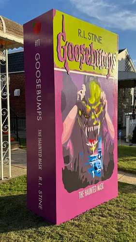 It’s alive! 📚💀 Here’s some shots of my 8-foot Goosebumps book prop — from spooky angles to lettering detail. Have you come ac...
