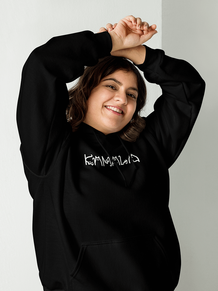 KAMALA CAT LETTERS 2 UNISEX HOODIE product image (2)