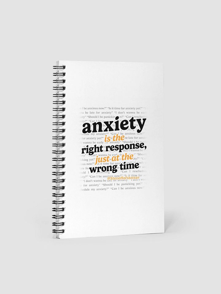 Anxiety Notebook product image (1)
