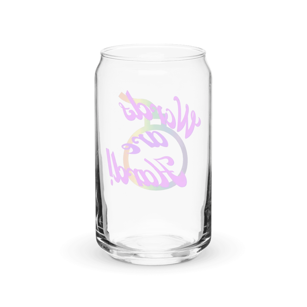Words are Hard Glass Can product image (8)