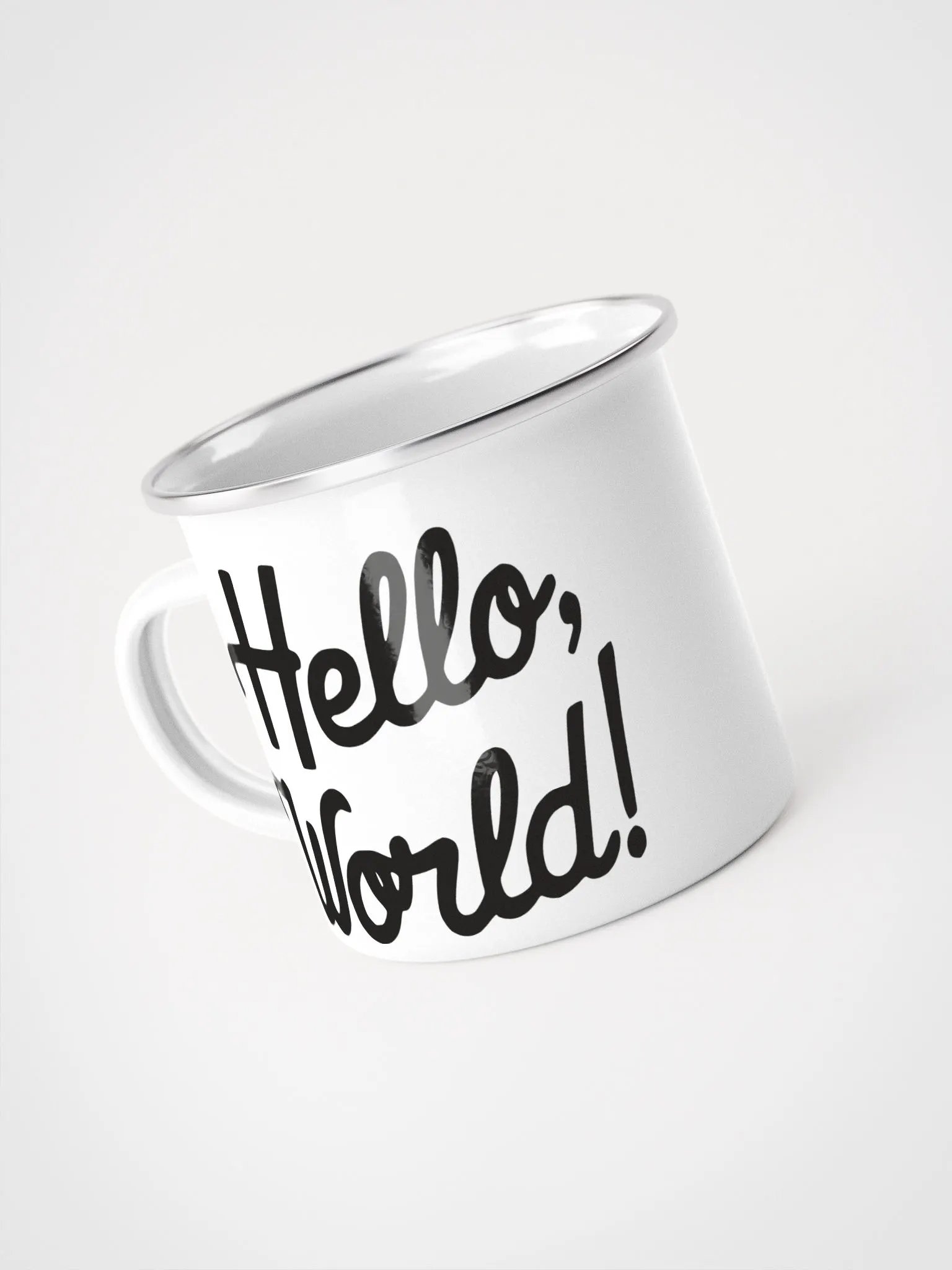 Hello World! Enamel Mug: A Coder's First Cheers product image (4)