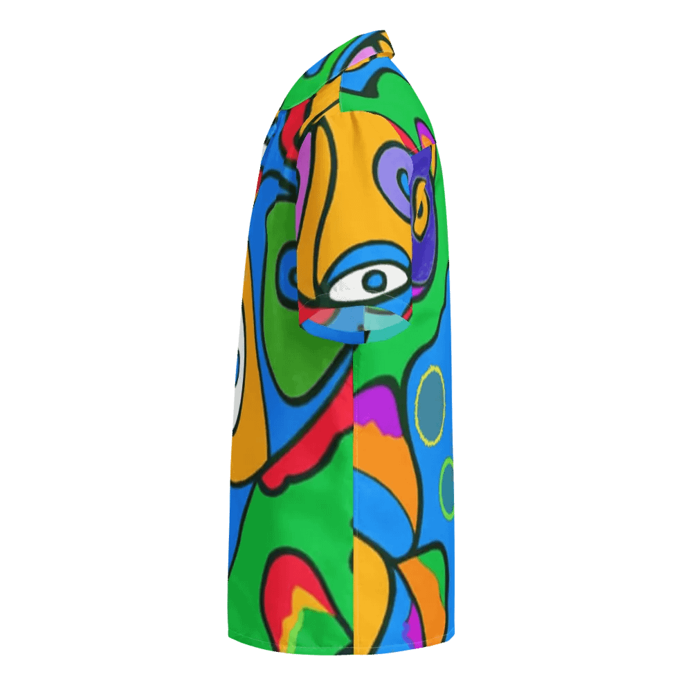 Psychedelic Ocean Waves Hawaiian Shirt product image (7)