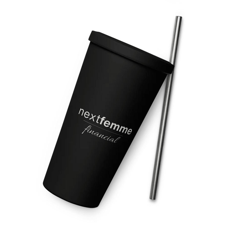 Insulated Tumbler Collection with Straw in Light Beige Logotype product image (2)