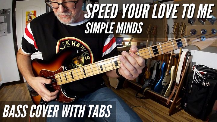 Simple Minds - Speed Your Love To Me - Bass Transcription product image (1)