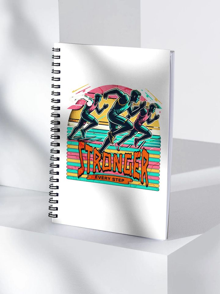 Stronger Every Step Running Spiral Notebook product image (1)