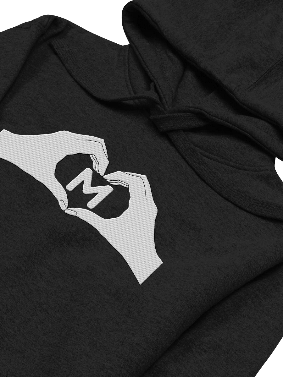 Heartfelt Love "M" Embroidered Unisex Premium Hoodie product image (38)