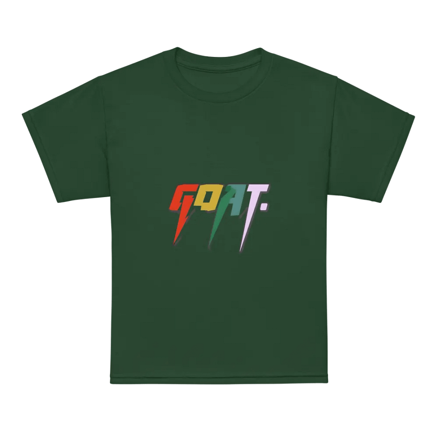 Vibrant GOAT Stylized Youth Sports Tee product image (26)