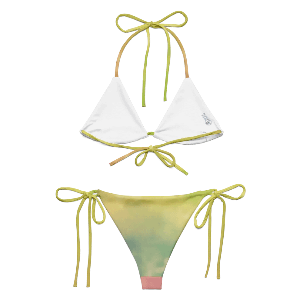 Blur cloud rainbow Design String Bikini - V12 product image (5)