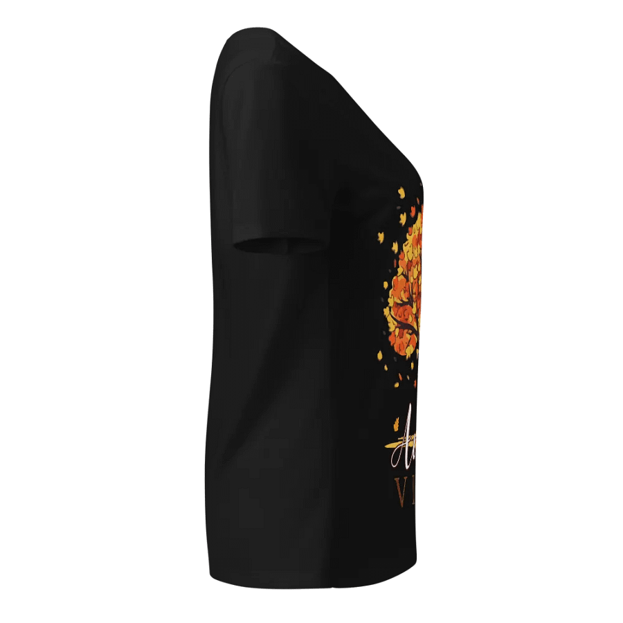 Autumn Vibes Tree V-Neck Tee product image (5)