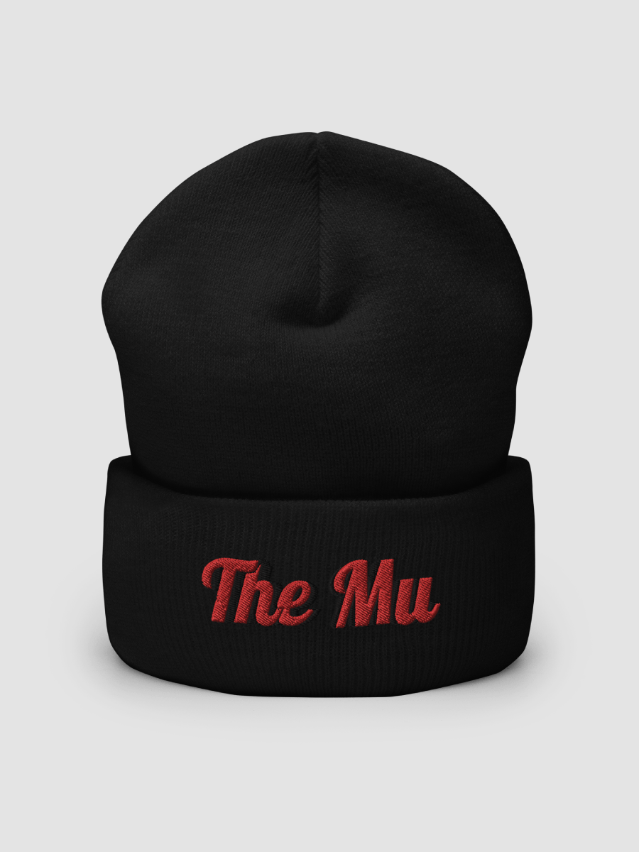 The Mu Embroidered Beanie product image (1)