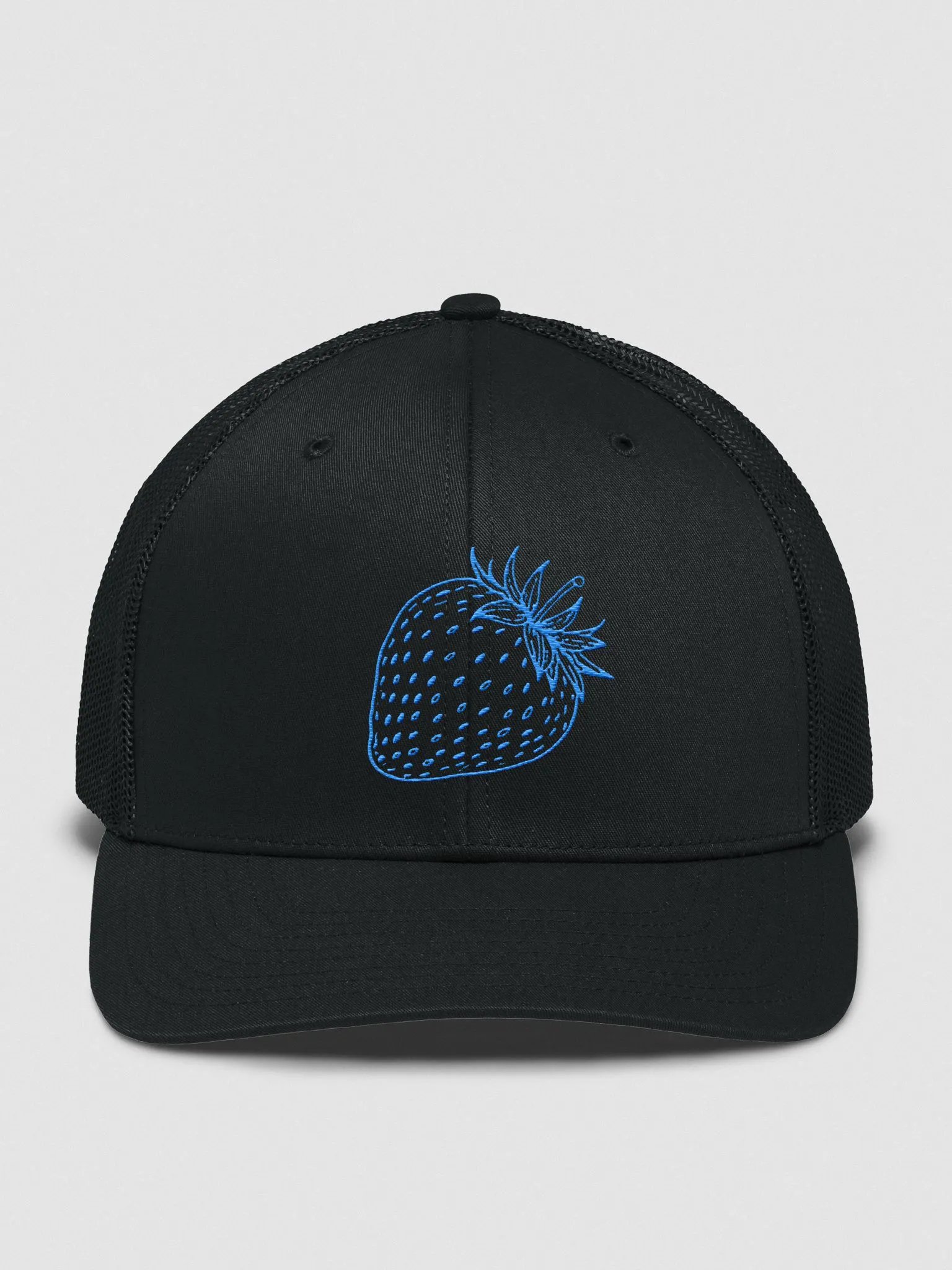 Simple blue strawberry cap product image (1)