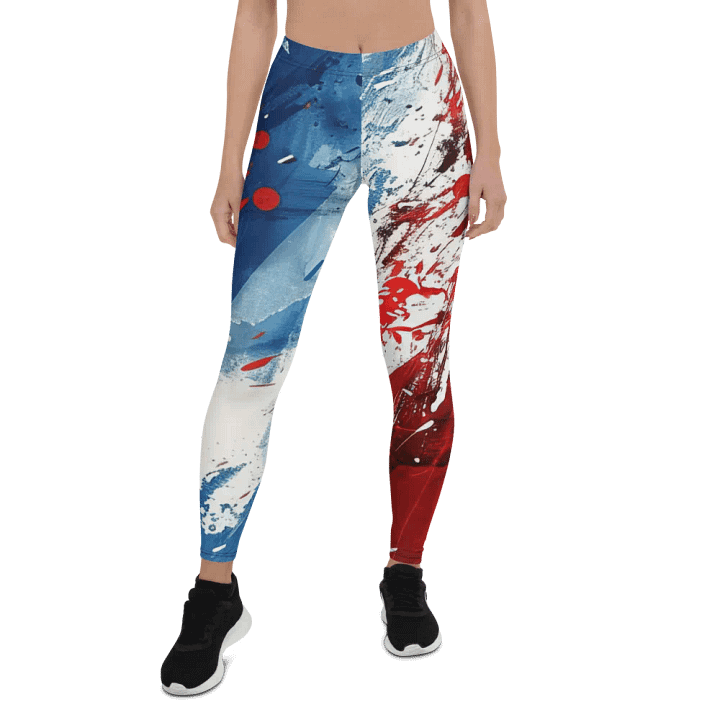 Star-Spangled Splatter Leggings product image (1)