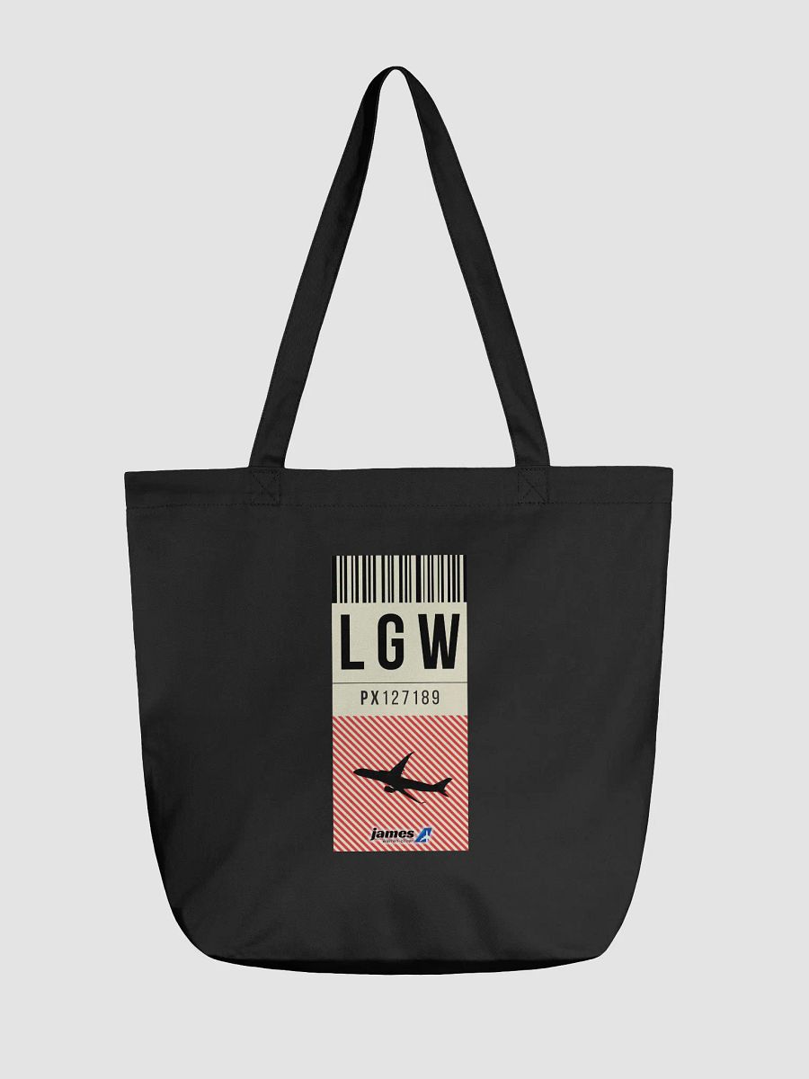 London Gatwick (LGW) Stylish Luggage Tag Tote Bag product image (1)