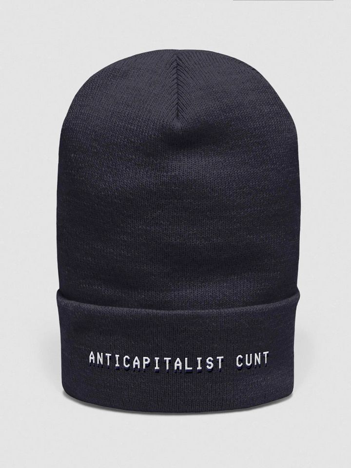ANTICAPITALIST C*NT cuffed beanie product image (26)