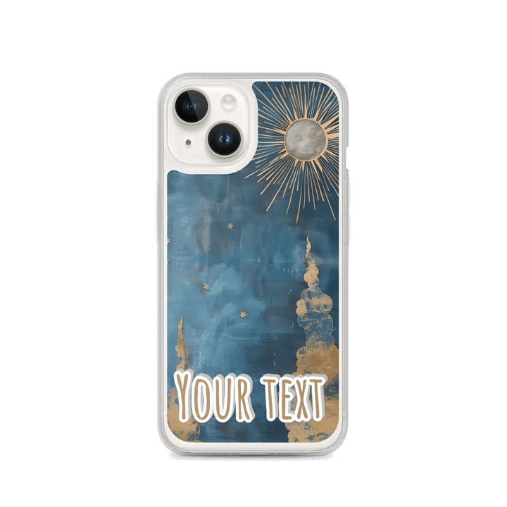 Celestial Moon Zodiac MagSafe® Clear Case product image (4)
