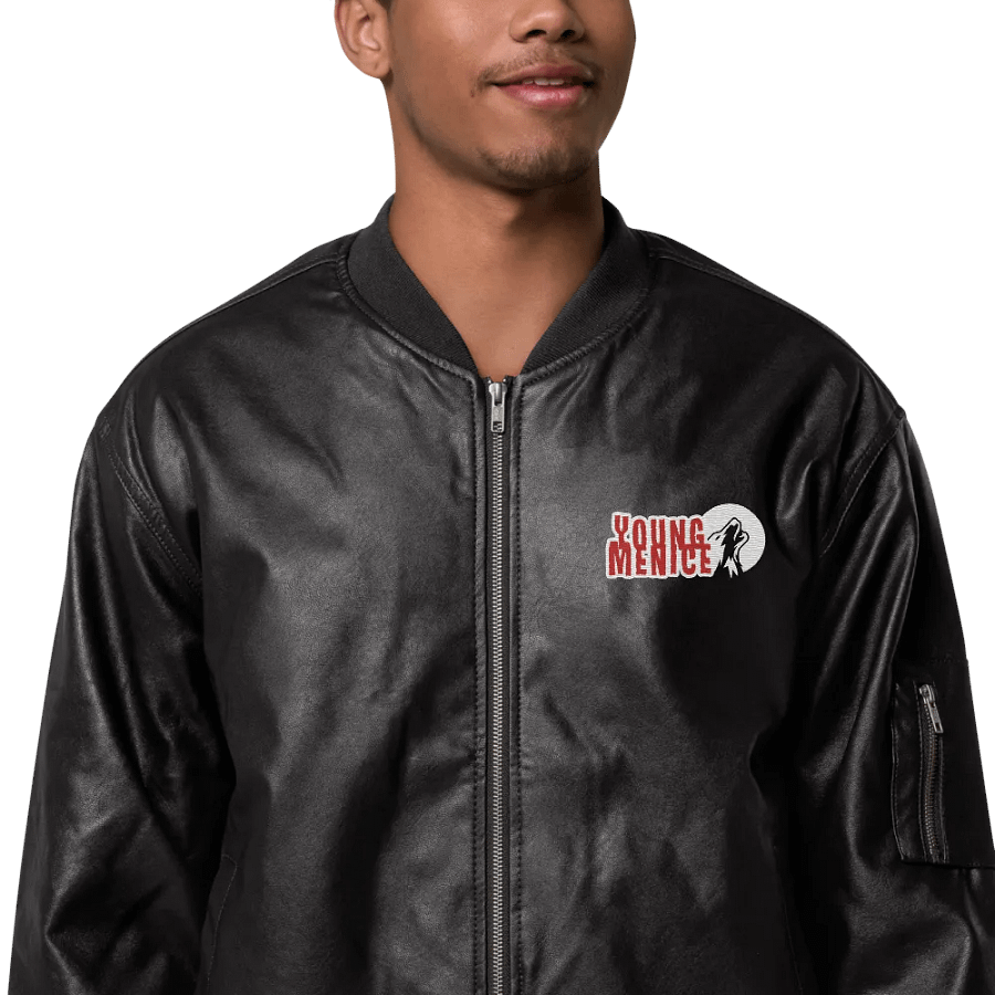 YOUMG MENICE LEATHER BOMBER JACKET product image (4)