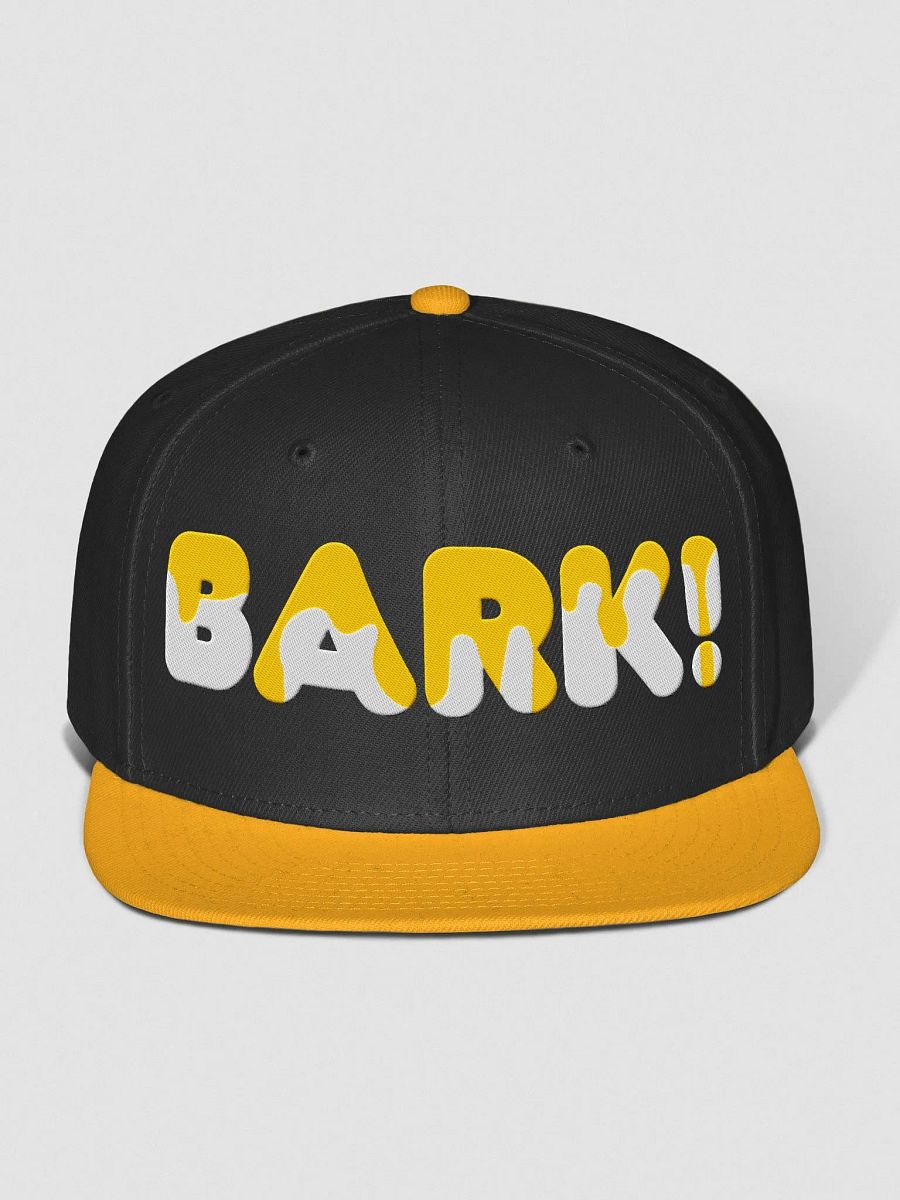 Speak Hat - BARK! - Yellow Drip product image (1)