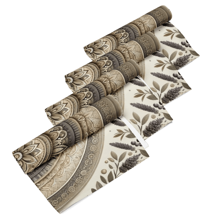 Lavish Botanical Mandala Napkins product image (2)