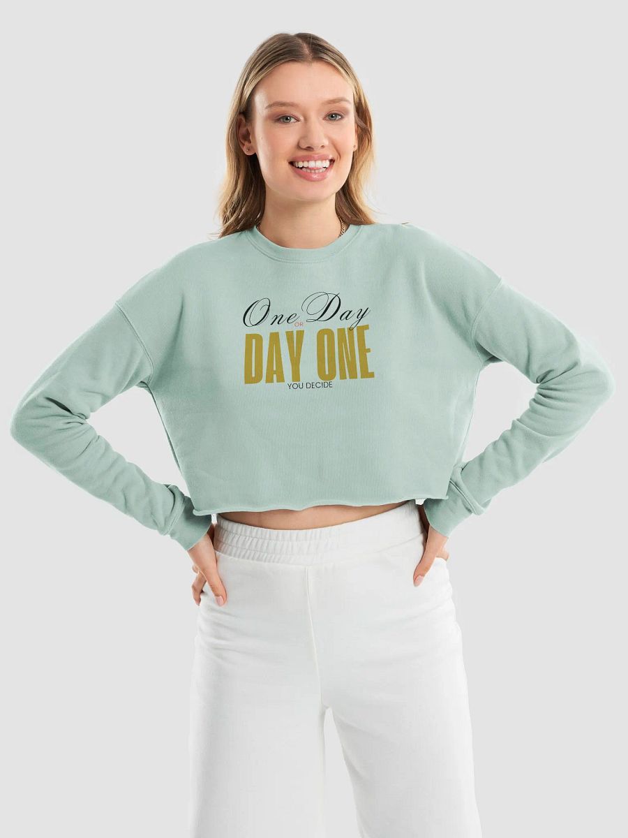 Day One Fleece Crop Sweatshirt product image (3)