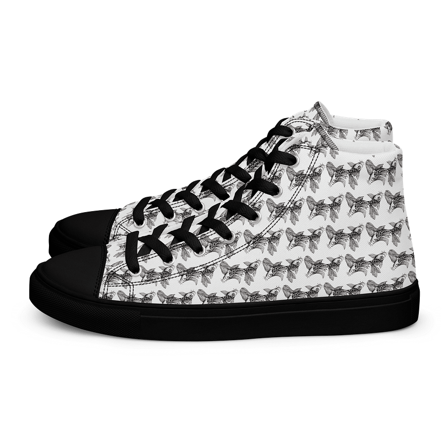 Koi Fish - Men's High Top Canvas Shoes product image (1)