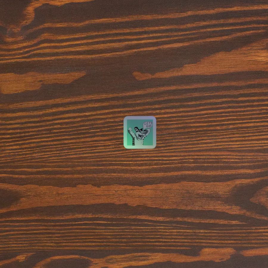 Triumphant Tiger Holographic Sticker Sheet product image (5)