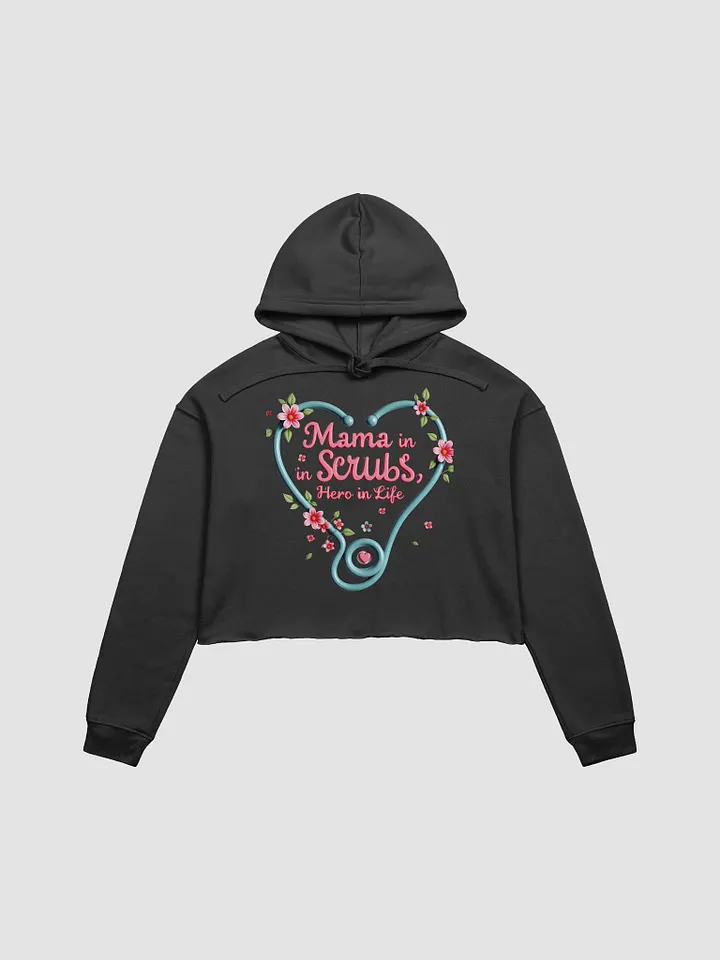 Mama in Scrubs Crop Hoodie product image (3)