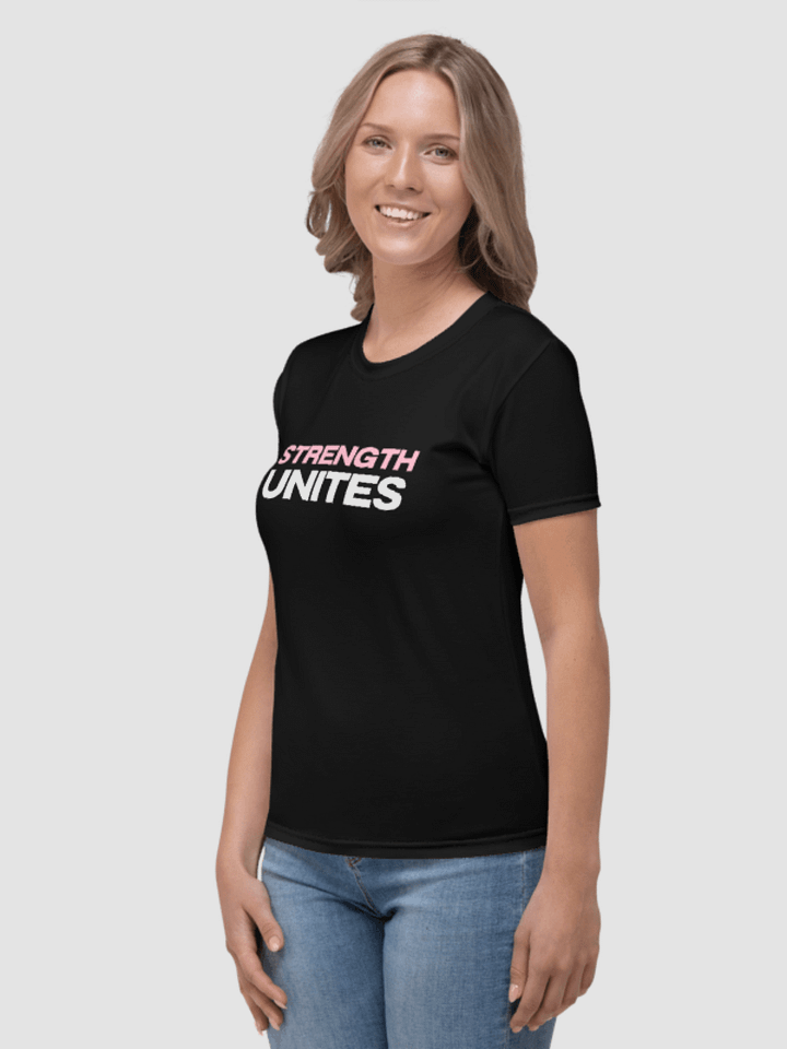 Breast Cancer Awareness: Strength Unites T-Shirt - Black product image (2)