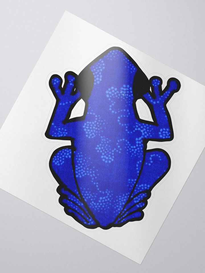 Big Frog Sticker in Cobalt product image (2)