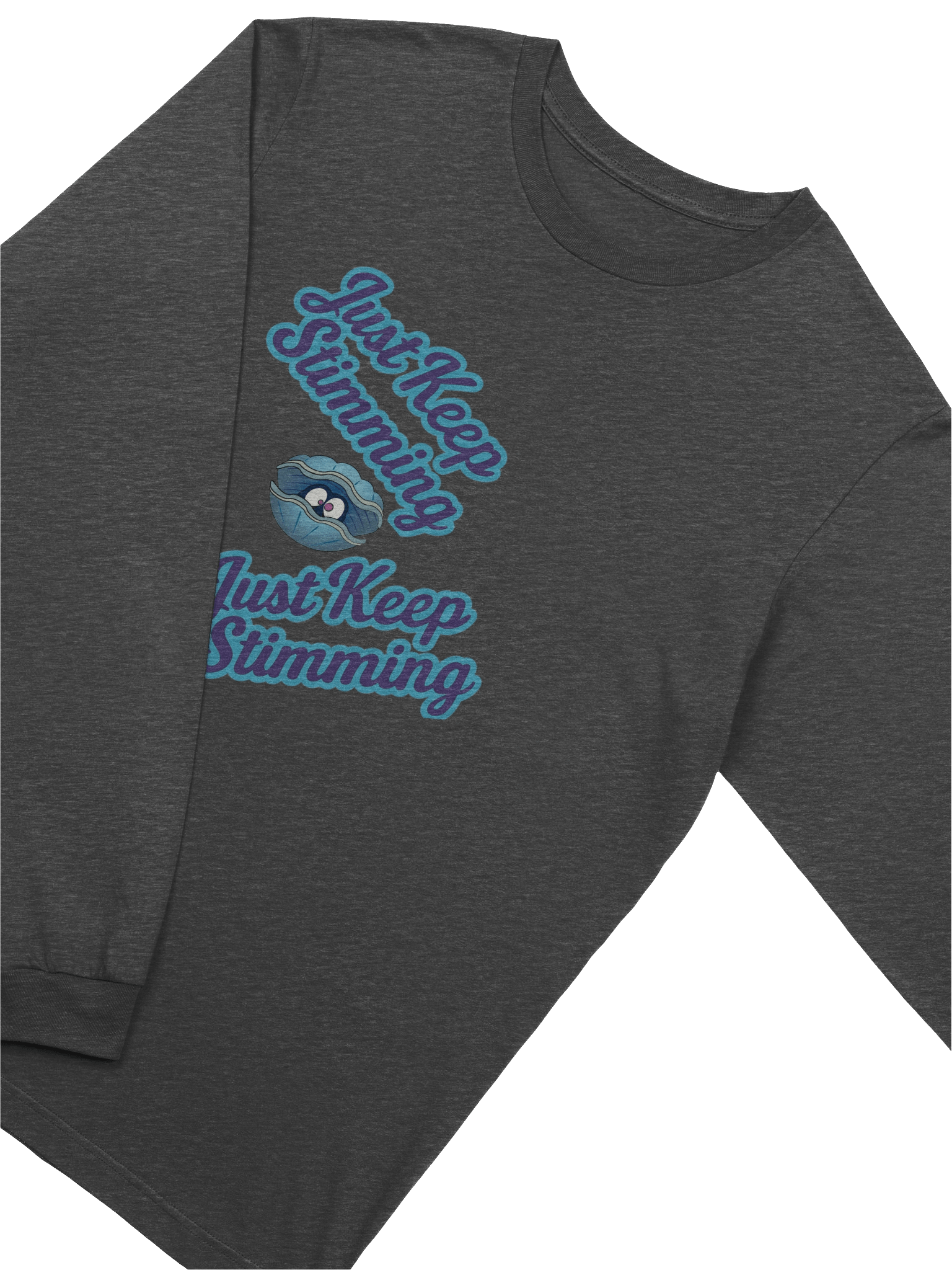Whimsical Clam Stimming Long Sleeve Tee product image (38)