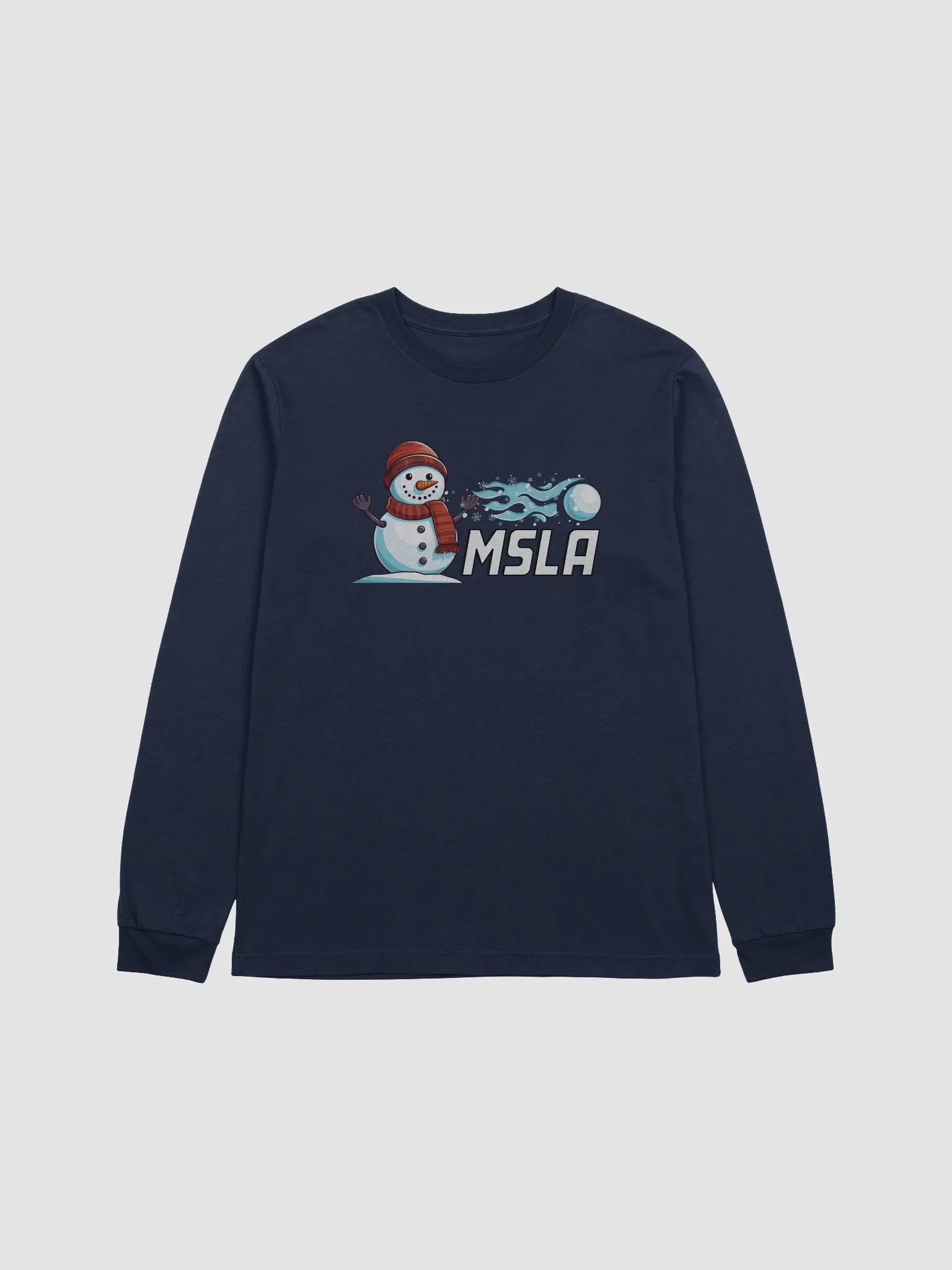 MSLA Holiday Snowman Long Sleeve T-Shirt product image (2)