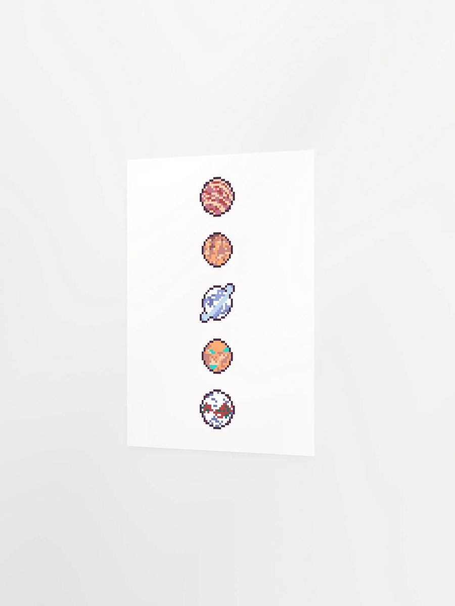 Pixel Planets Poster product image (2)