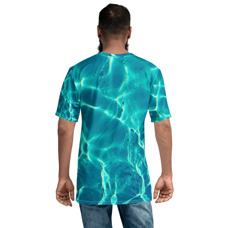 Oceanic Blue All-Over Print T-Shirt product image (9)