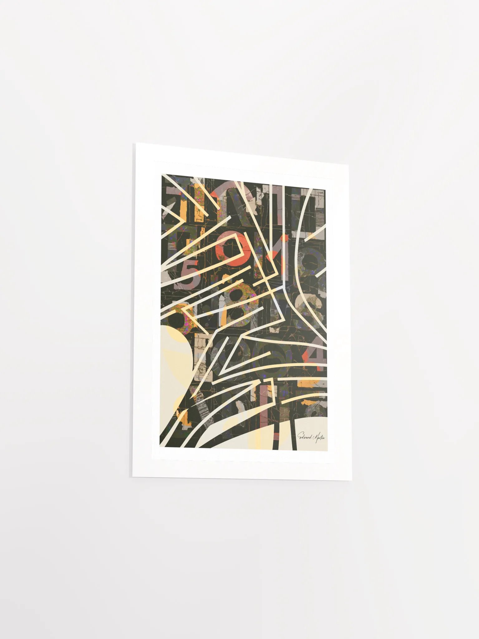 'Elemental' by Edward Martin: Mixed Media Collage product image (4)