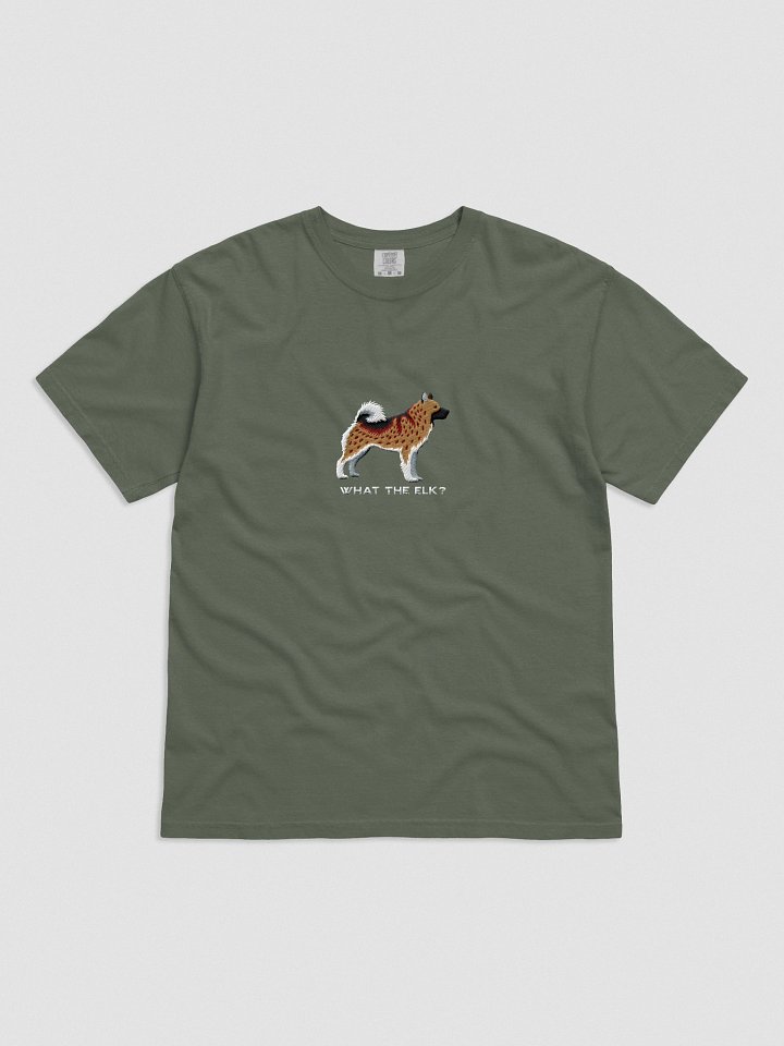 What the Elk? T-Shirt(Embroidered) of a Norwegian Elkhound(Brown) product image (21)