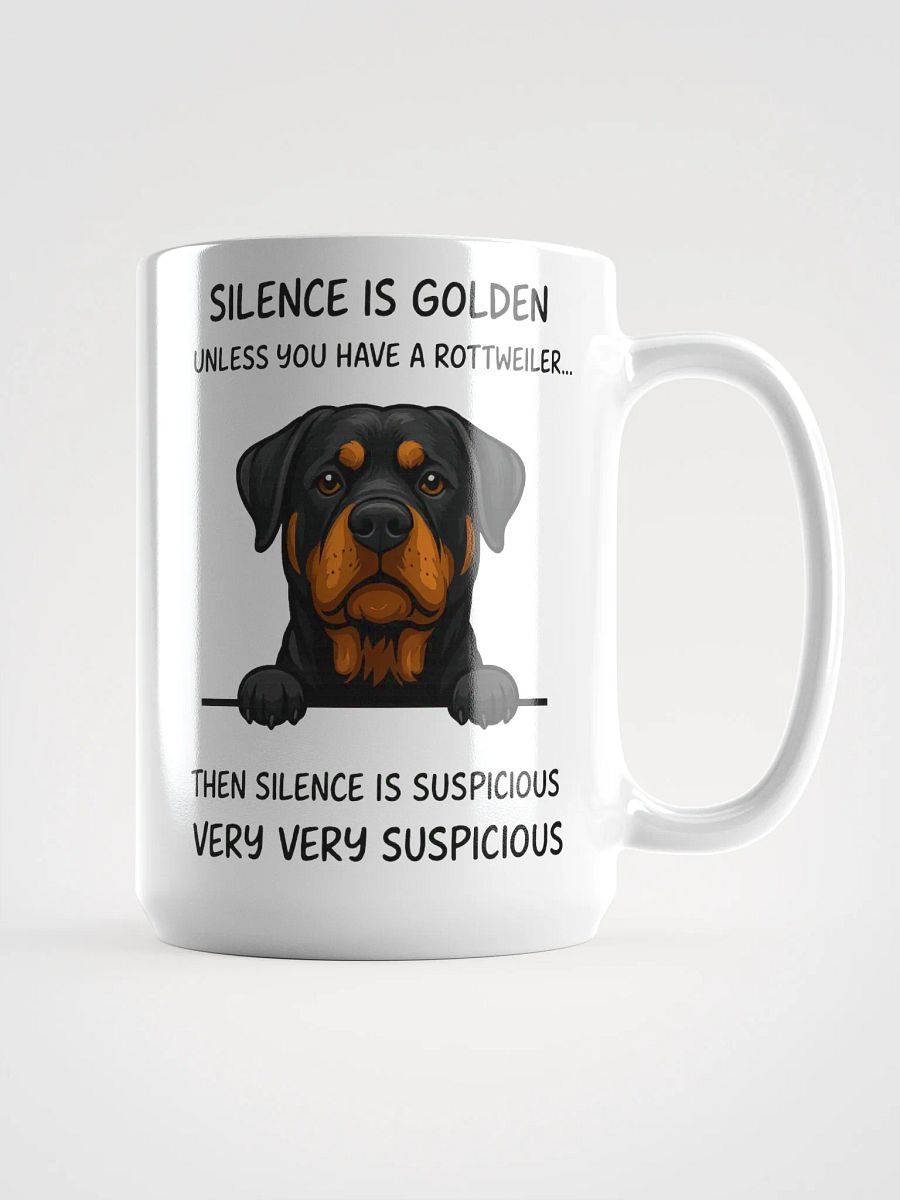 Rottweiler Silence is Golden Mug product image (1)