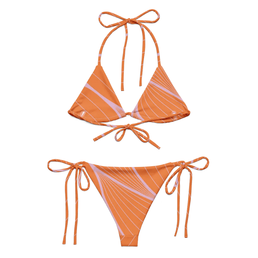 All-Over Print String Bikini - Orange product image (3)