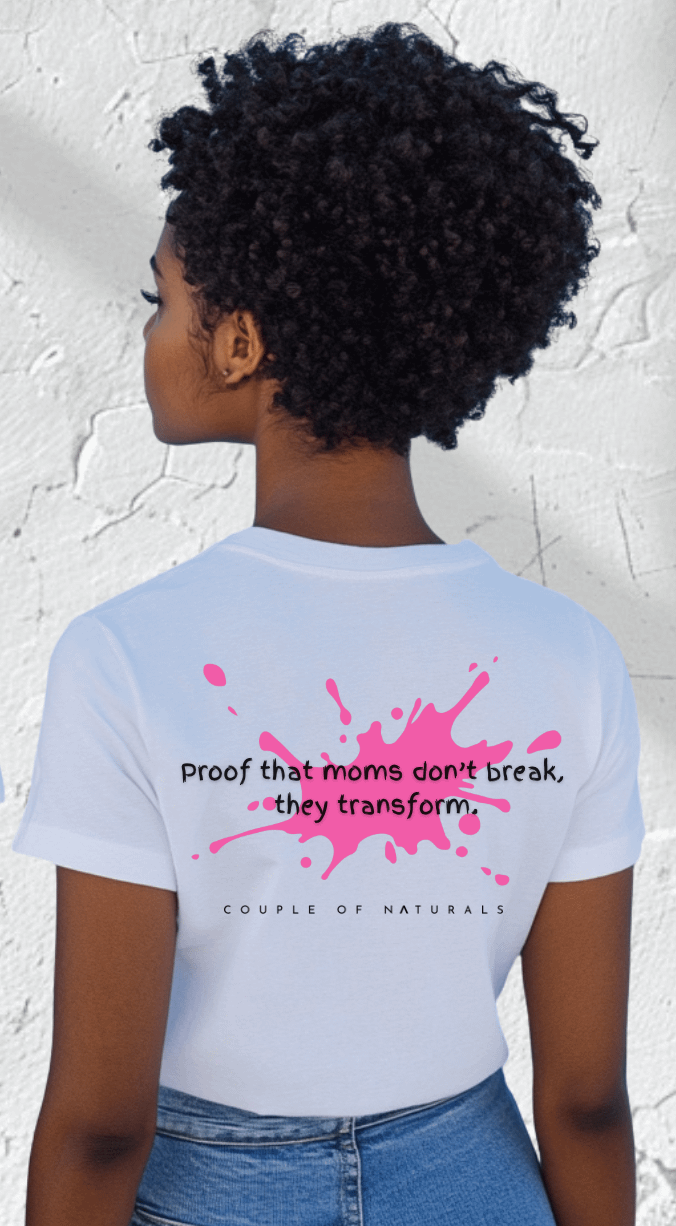Empowering Postpartum T-Shirt, Gift for New Moms, Celebrate Motherhood, Pink Splash product image (6)